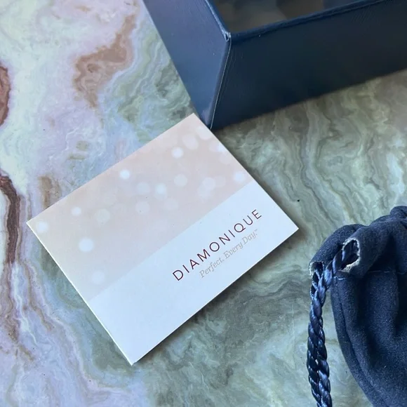 Diamonique Slim Open Bangle, 18K Gold Clad - Picture 5 of 6